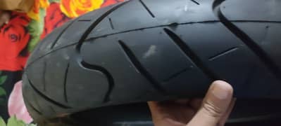 Heavy Bike tyre available for sale. 100/90/17
rear 130/70/17