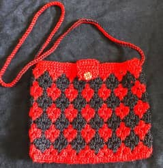 Handmade Crochet Mini Purse for Girls | Homemade Women's Mini Purse