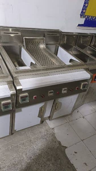 broast machine pressure fryer pizza oven fast food restaurant machiner 5