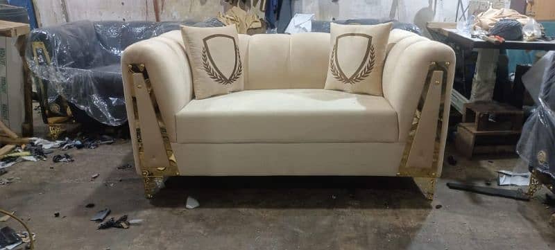 L shape sofa / corner sofa / six seater / velvet sofa / Sofa for sale 7