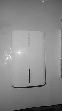 TP Link Portable Battery Powered Wireless Router and modem.