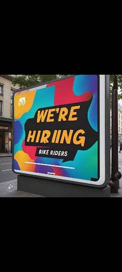 Delivery Riders needed In Multan city (Urgent hiring)