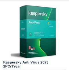 Kaspersky Anti Virus 2023 2PC/1Year