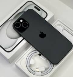 IPHONE 15 PLUS JV 128GB WITH BOX BLACK 12 MONT WARRANTY