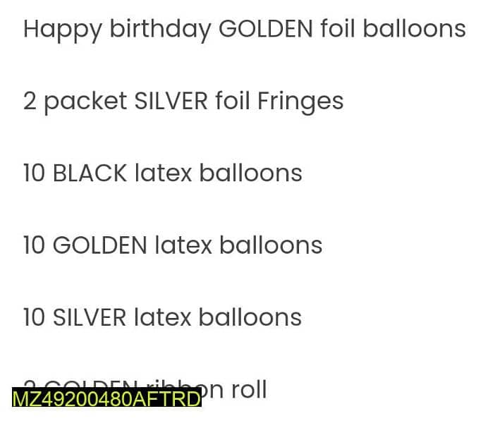 Happy birthday deal pack of 34 balloons. 2