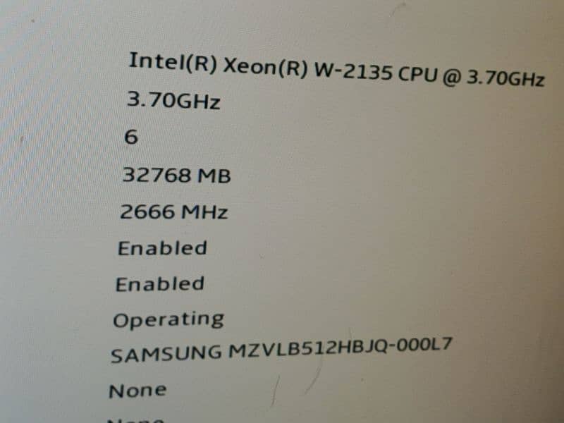 Lenovo p520+w2135 3