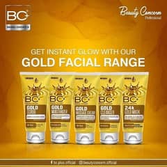 Gold facial