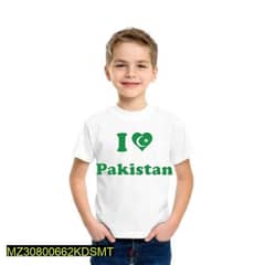 Boy's stitched Independence cotton printed T shirt