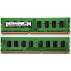 TWO 4GB DDR3 RAM STICK