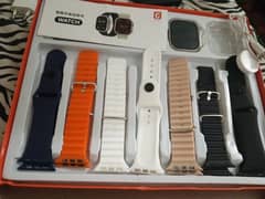 S100 ultra SMART WATCH 7 IN 1 WITH 1 SILICONE COVER