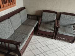 Wood Sofa 5 seater