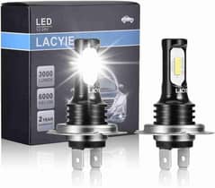 Lacyie H7 Led Fog Light Bulbs 60W 6000K