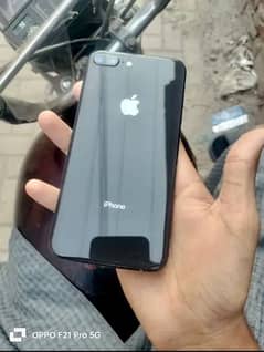 Iphone 8 + black color Non pta condition 10/8.5