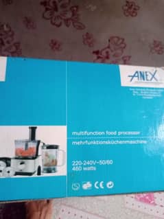 anex multifunction food processor