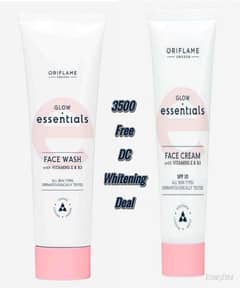 face wash and face cream