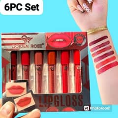 High pigment  Lip, gloss  pack of 6