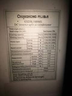 changhong Ruba DC inverter