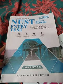 nust fast and step entry test books