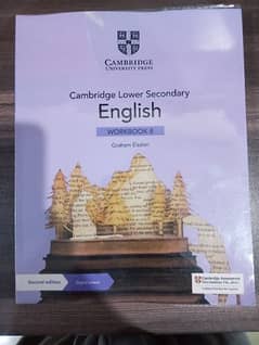 cambridge lower secondary English workbook for grade 8 available here.