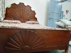 Chiniot wooden bed king size