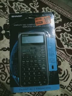 SHARP   EL738XTB   calculator