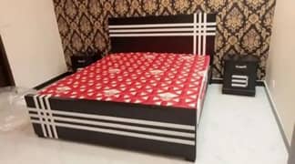 Double bed / bed dressing side table/ bed / Furniture / king size bed