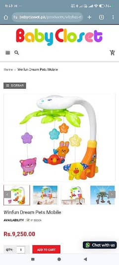 Winfun Dream Pets Mobile Projector.