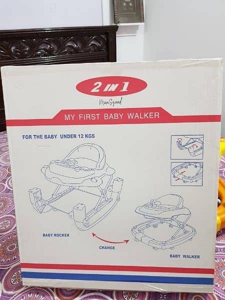 baby Walker and rooling 2 in 1 3