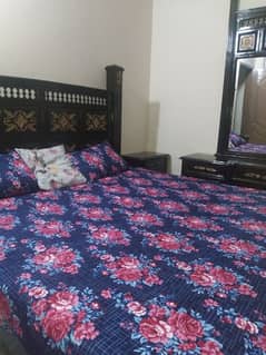 jahez set original wood chenyoti bed set with brand new matres