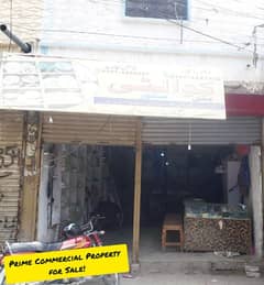 Prime Commercial Shop For Sale On Main Road Fateh Khan Bazaar