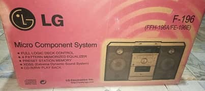 lg mini sound system very good n loud sound good bass quality 0