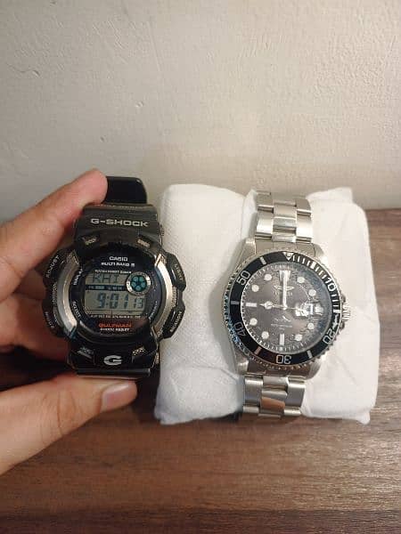 G Shock and Invicta  (Gulfman, GW-9100 and Pro Diver Quartz) 0