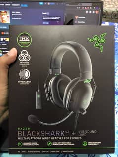 Razer blackshark v2 with sound card