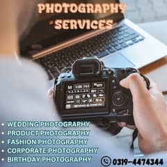 Photography services by professional photographer