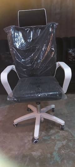 imported office Chair with Head Back white Chair sale