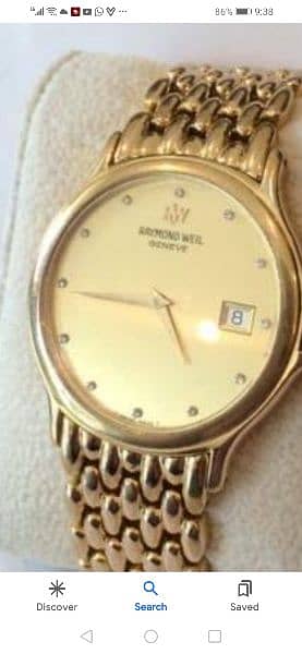 Raymond Weil Gold Plated Chain 4