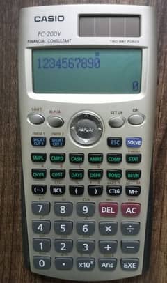 casio financial calculator fc 200