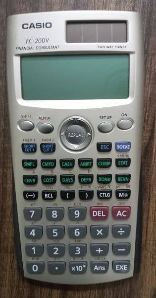 casio financial calculator fc 200 1