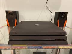 PS4 PRO 1 TB with 2 original controllers and games