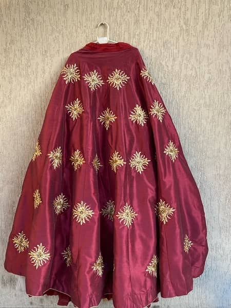 Maroon red lehnga kurti 3