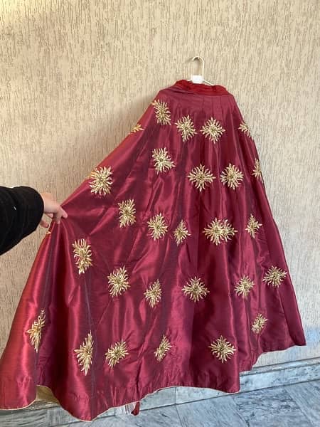 Maroon red lehnga kurti 0