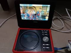 DVD player With remote and charger Av in av out