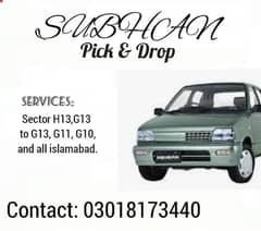 Pick & Drop Available in Islamabad