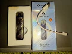 Geekvape obelisk U pod 19w to 25w automatic arjest 1000 mah battery