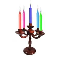 Wooden Candle Holder, Stunning Candle Stand, Candles.