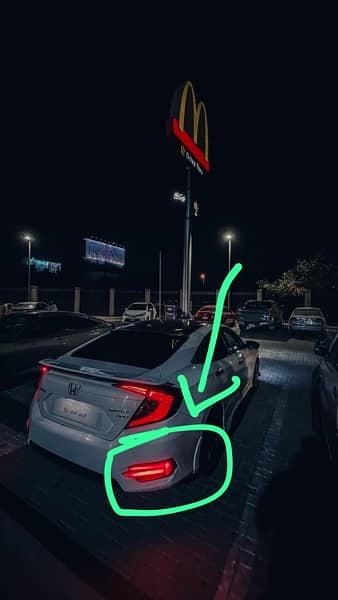 Civic X Bumper Lights(Pair) 0