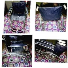 Wheel Chair Folding Good Condition Delivery Available karachi+ charges