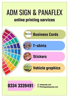 Panaflex Printing , Signboards , Stickers, Vinyal and offset Printing