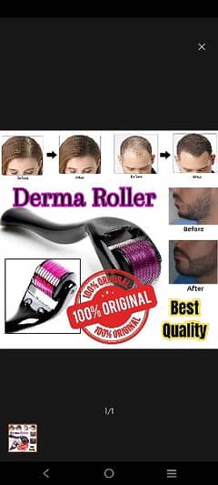 derma roller 0.5mm for spotless skin & hair growth system