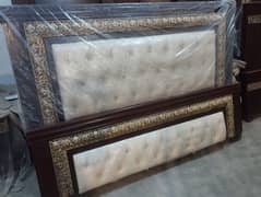 Bed set / Double bed / dressing / sidetables / furniture / poshish bed